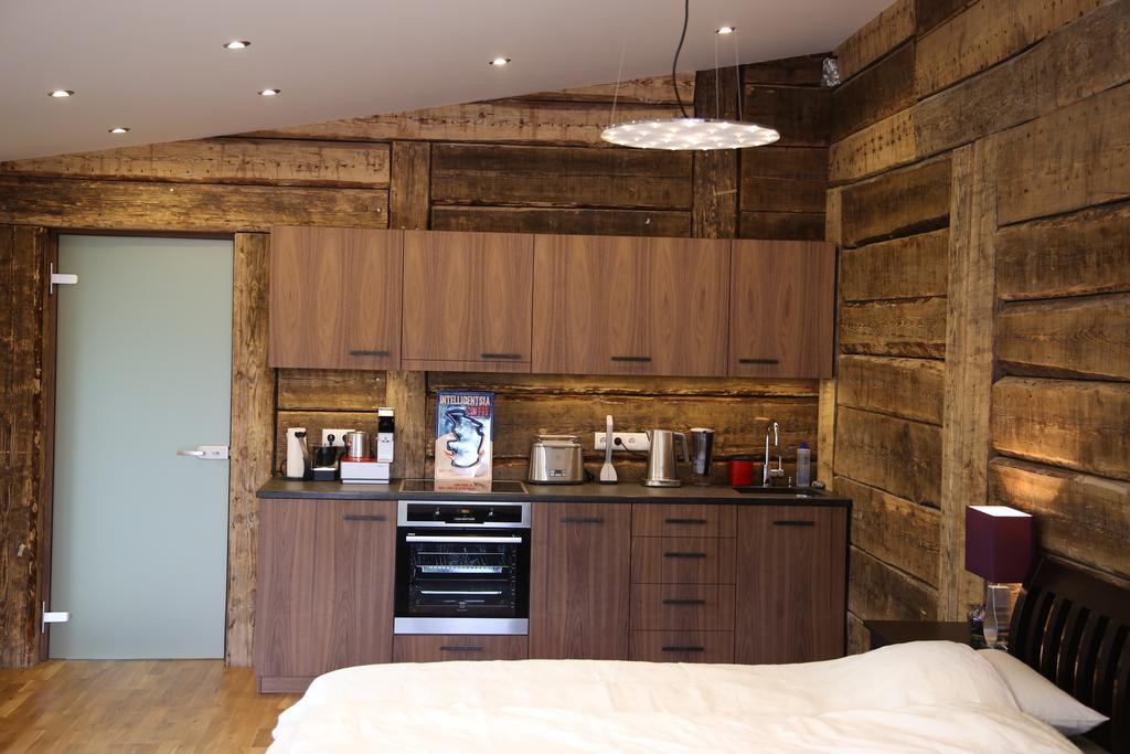 Altribute Studio W Sauna Secure Parking Wifi 90Mbs Liepāja Chambre photo